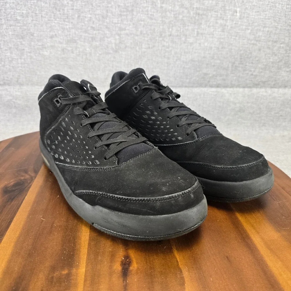 Jordan B. Fly Triple Black Basketball Shoes Mens 12 Black 921196-010 Mid Top Jordan Flight Origin 4 Triple Black for Sale | Authenticity  main image 4